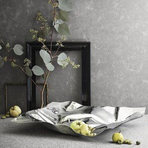 Georg Jensen fruit tray luxury creative stainless steel storage tray